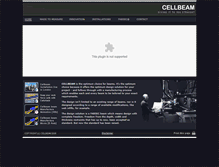Tablet Screenshot of cellbeam.co.uk